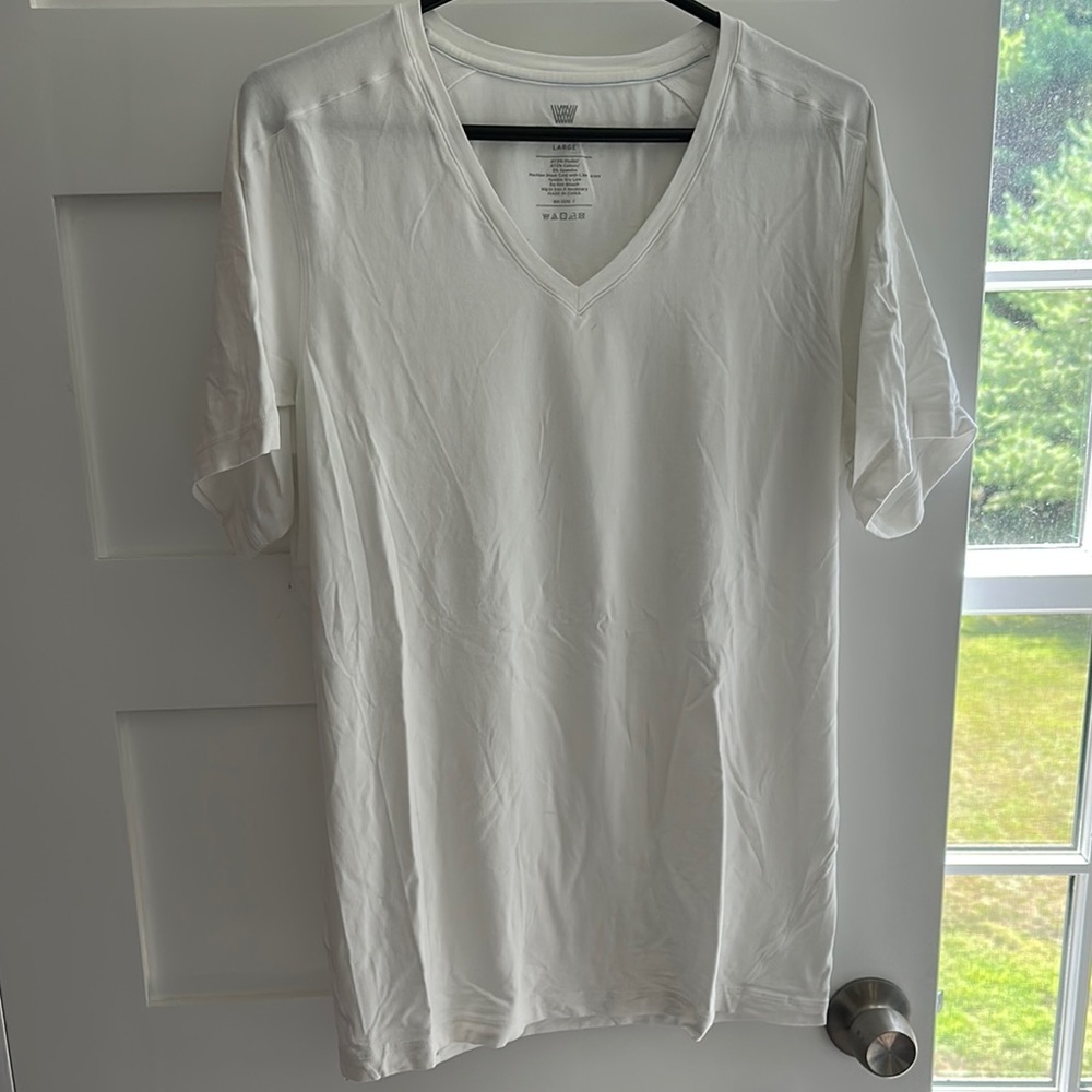 Mack Weldon White Short Sleeve Tee